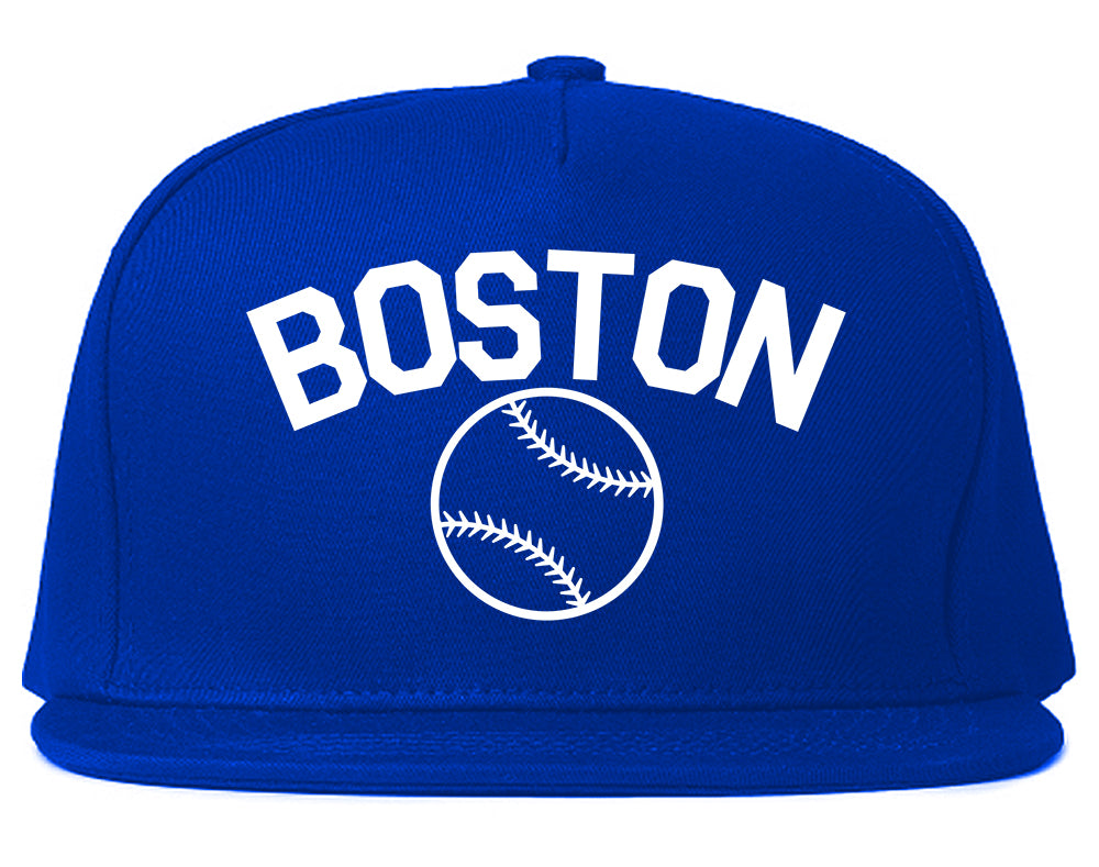 Boston Baseball Boston Massachusetts Mens Snapback Hat Royal Blue