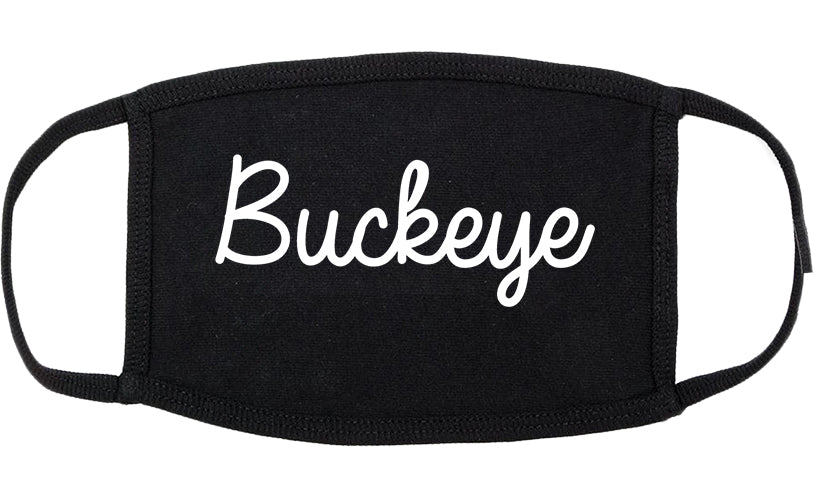 Buckeye Arizona AZ Script Cotton Face Mask Black