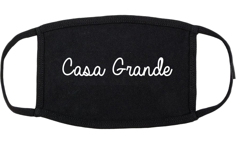 Casa Grande Arizona AZ Script Cotton Face Mask Black