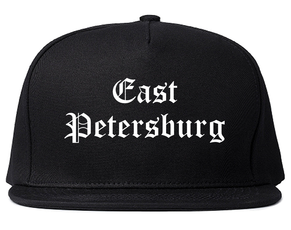East Petersburg Pennsylvania PA Old English Mens Snapback Hat Black