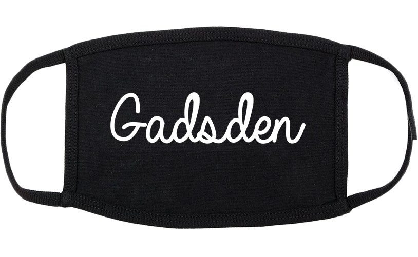 Gadsden Alabama AL Script Cotton Face Mask Black