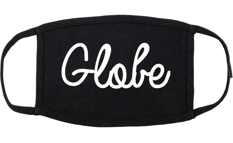 Globe Arizona AZ Script Cotton Face Mask Black