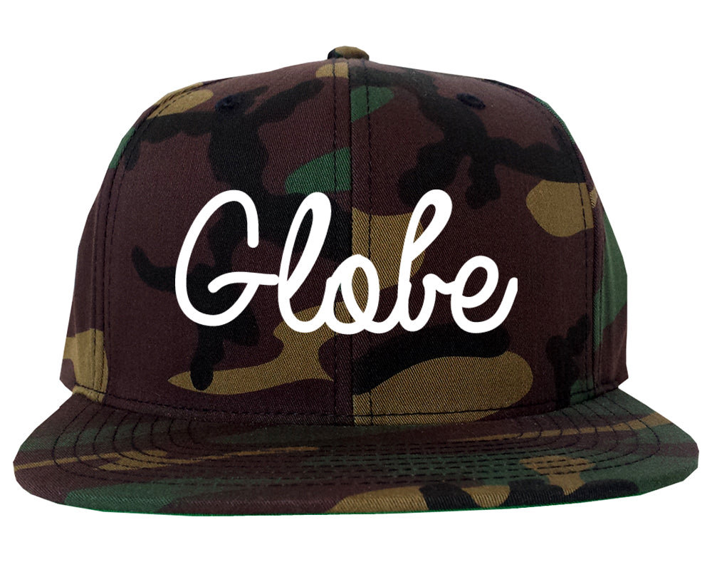 Globe Arizona AZ Script Mens Snapback Hat Army Camo
