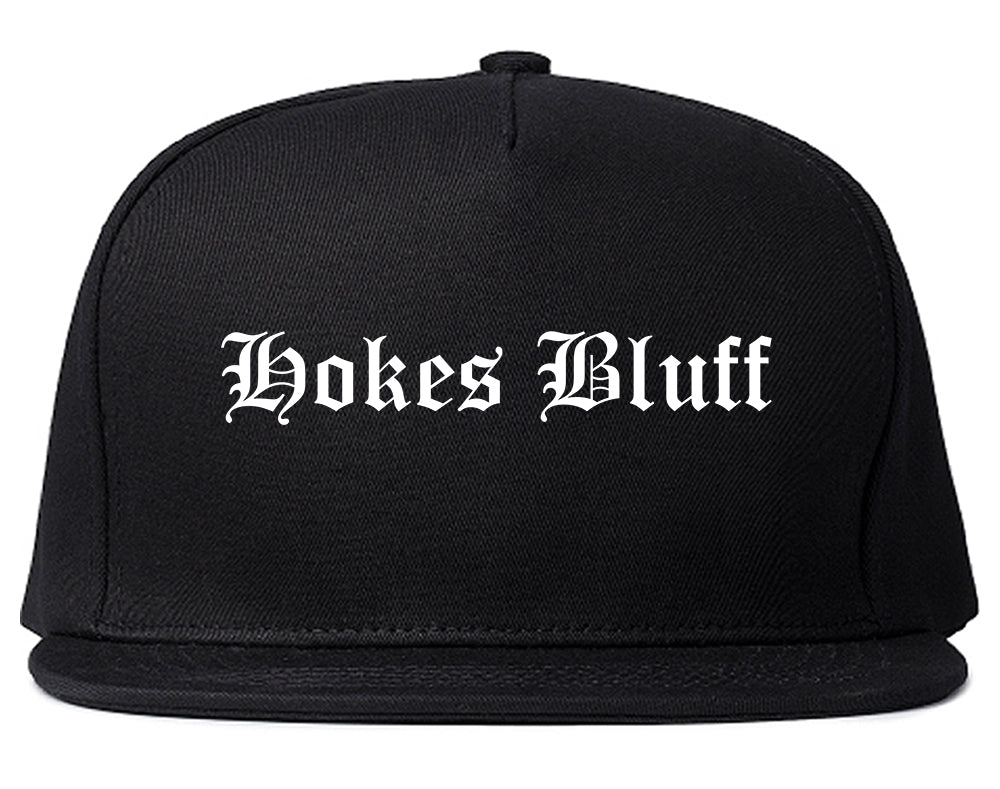 Hokes Bluff Alabama AL Old English Mens Snapback Hat Black