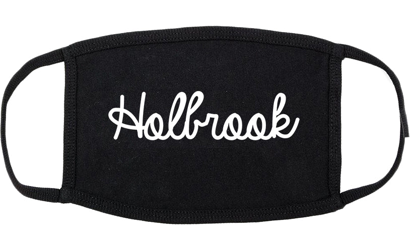 Holbrook Arizona AZ Script Cotton Face Mask Black