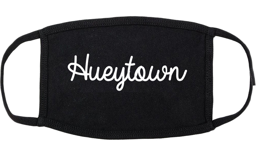 Hueytown Alabama AL Script Cotton Face Mask Black
