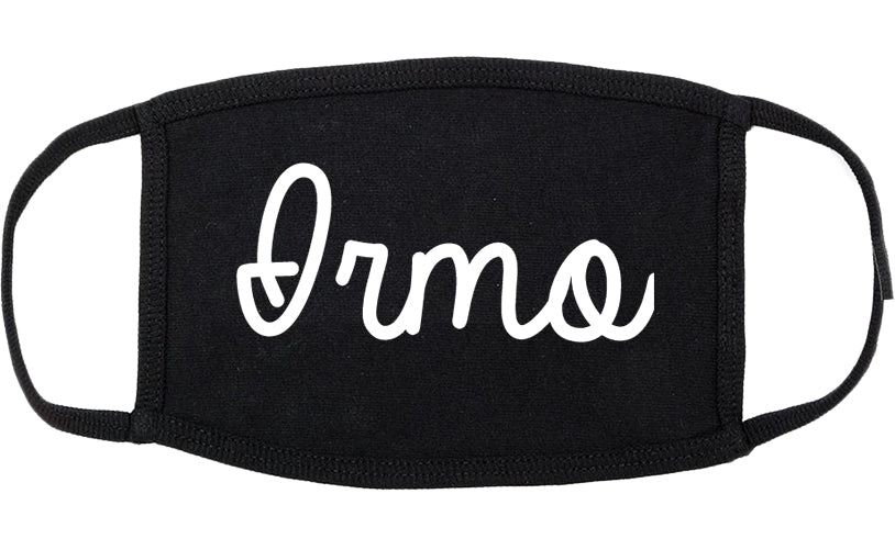 Irmo South Carolina SC Script Cotton Face Mask Black