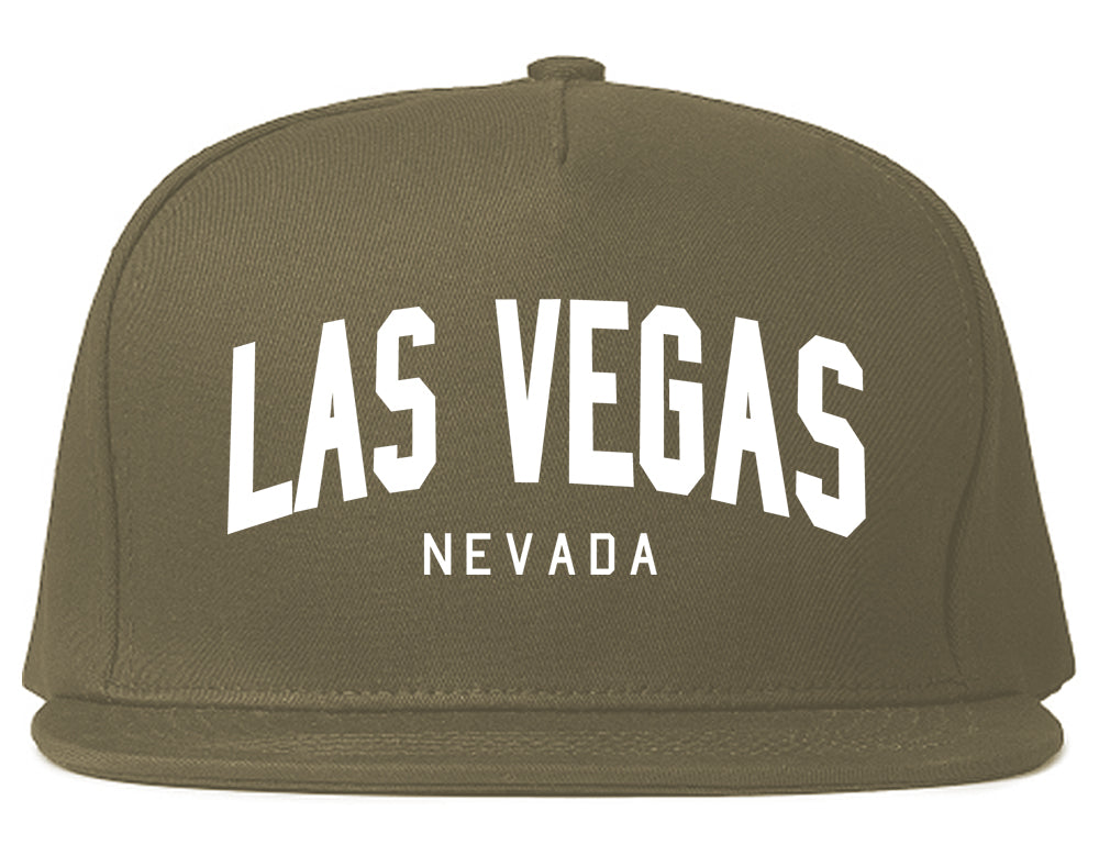 Las Vegas Nevada Arch Mens Snapback Hat Grey