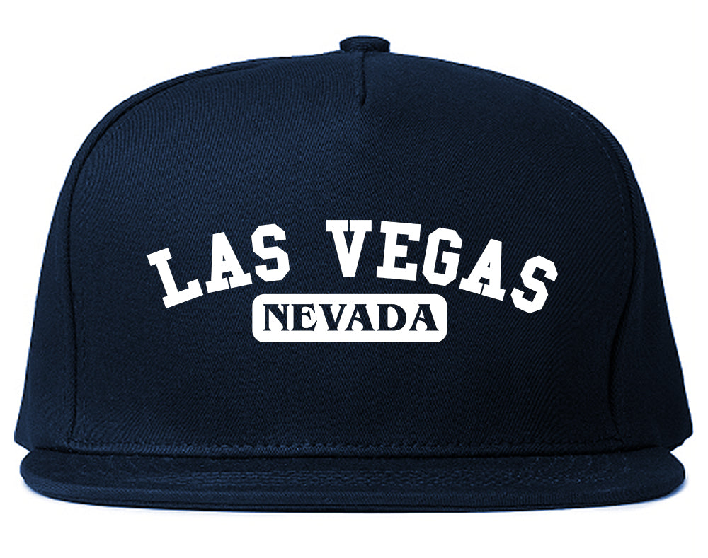 Las Vegas Nevada Mens Snapback Hat Navy Blue