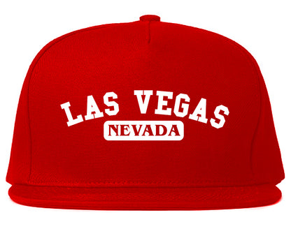 Las Vegas Nevada Mens Snapback Hat Red