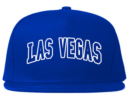 Las Vegas Nevada Outline Mens Snapback Hat Royal Blue