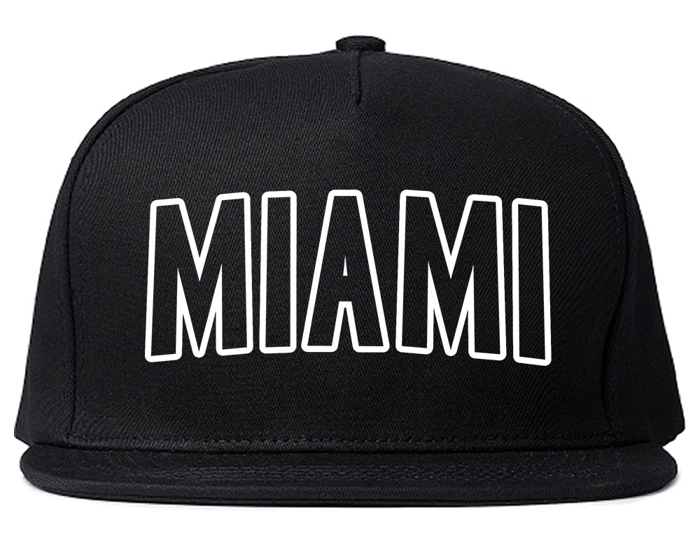 miami gear Miami Florida Outline Mens Snapback Hat – Urban Gear
