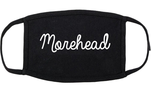 Morehead Kentucky KY Script Cotton Face Mask Black