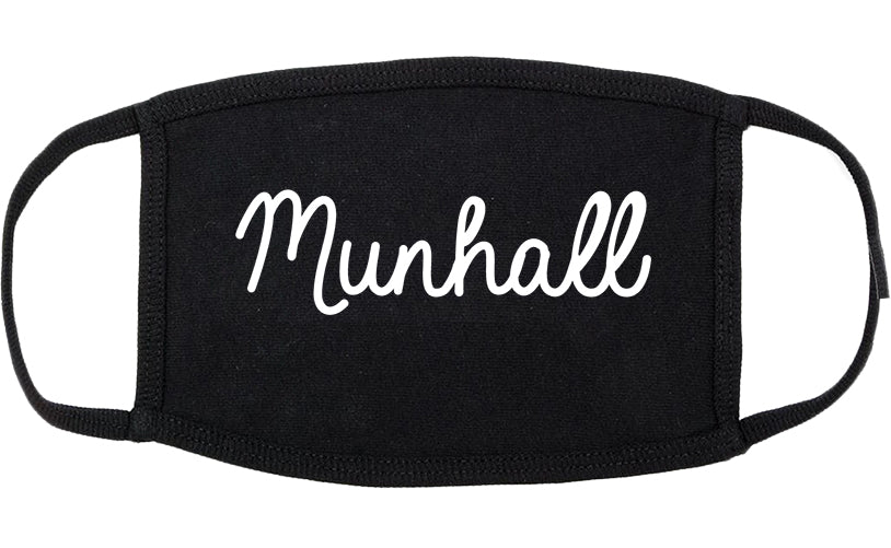 Munhall Pennsylvania PA Script Cotton Face Mask Black