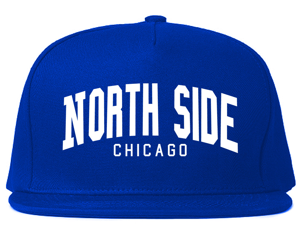 North Side Chicago Arch Mens Snapback Hat Royal Blue