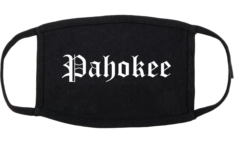 Pahokee Florida FL Old English Cotton Face Mask Black