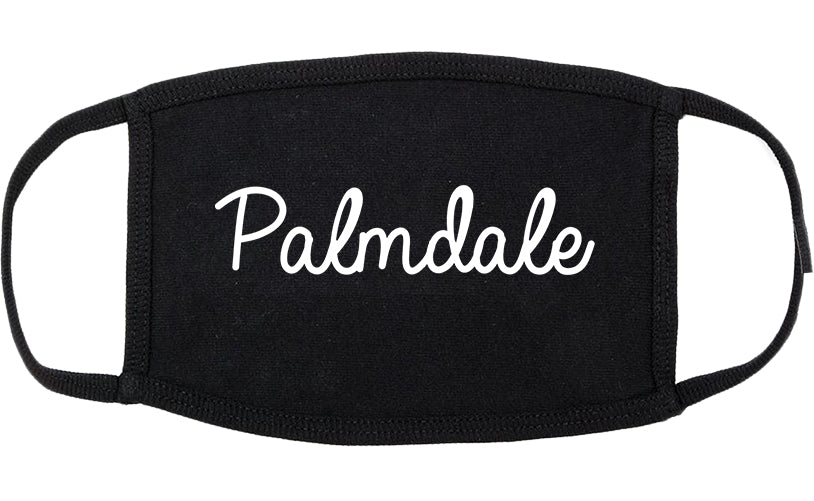 Palmdale California CA Script Cotton Face Mask Black