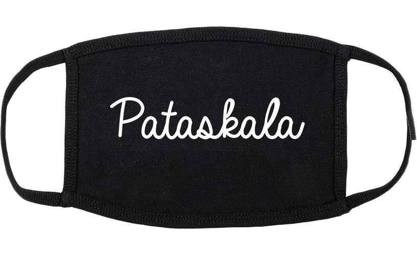 Pataskala Ohio OH Script Cotton Face Mask Black