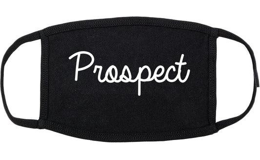 Prospect Kentucky KY Script Cotton Face Mask Black