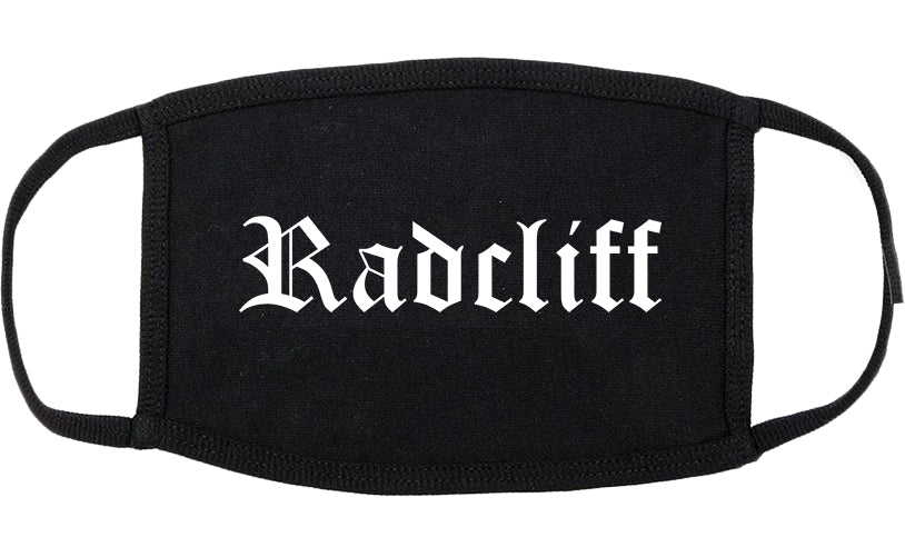 Radcliff Kentucky KY Old English Cotton Face Mask Black