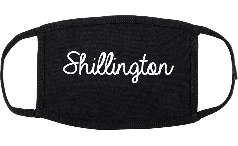 Shillington Pennsylvania PA Script Cotton Face Mask Black