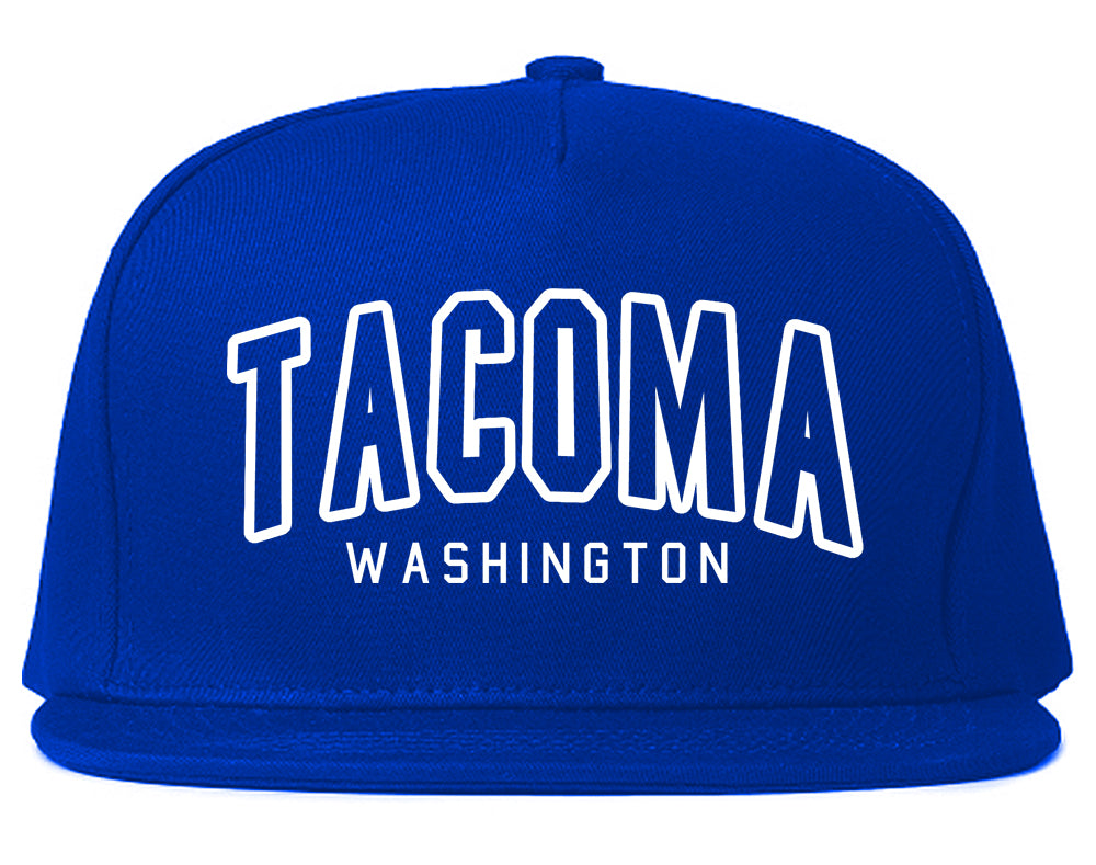 Tacoma Washington ARCH Mens Snapback Hat Royal Blue