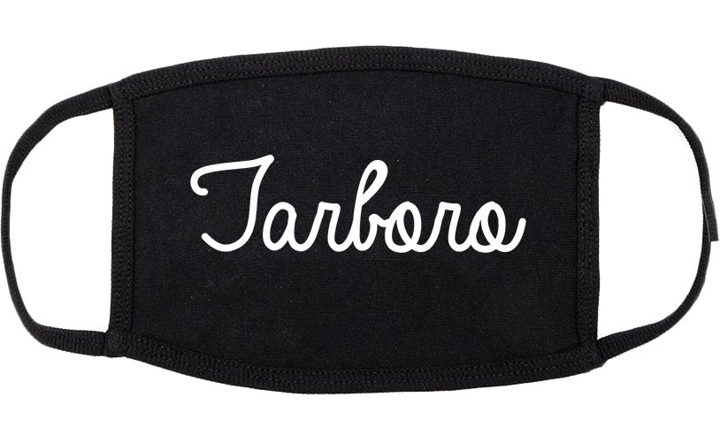 Tarboro North Carolina NC Script Cotton Face Mask Black