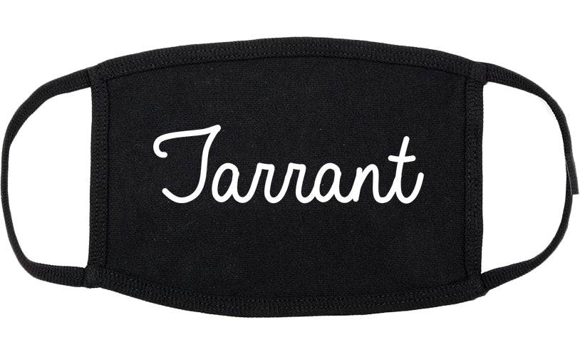 Tarrant Alabama AL Script Cotton Face Mask Black