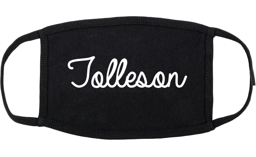 Tolleson Arizona AZ Script Cotton Face Mask Black