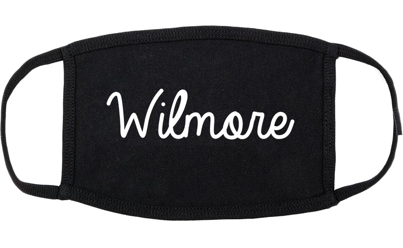 Wilmore Kentucky KY Script Cotton Face Mask Black