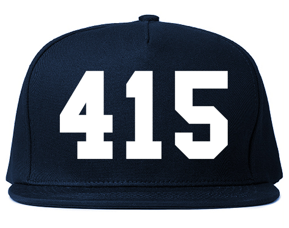415 Area Code San Francisco California Mens Snapback Hat – Urban Gear