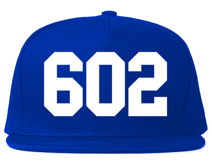 602 Area Code Phoenix Arizona Mens Snapback Hat Royal Blue