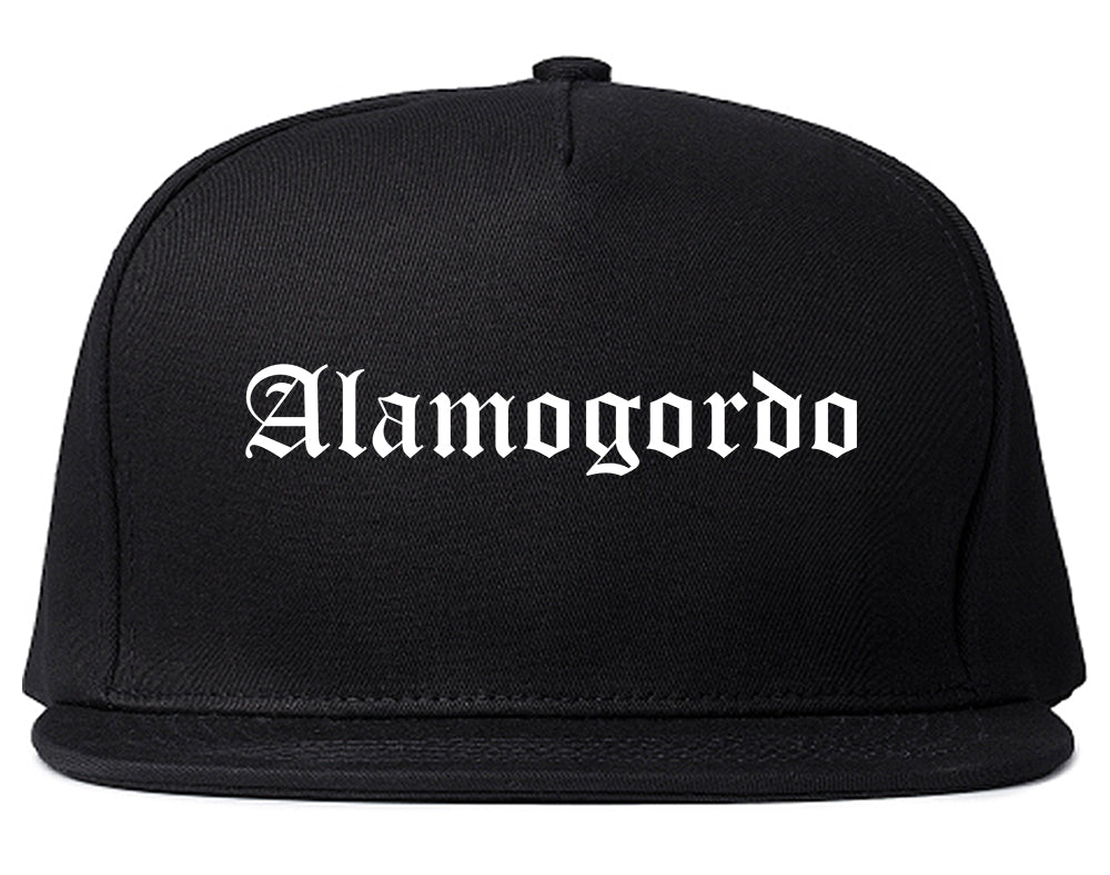 Alamogordo New Mexico NM Old English Mens Snapback Hat Black