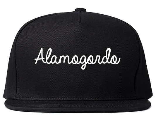 Alamogordo New Mexico NM Script Mens Snapback Hat Black