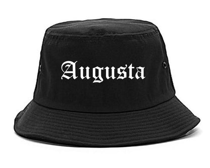 Augusta Georgia GA Old English Mens Bucket Hat Black