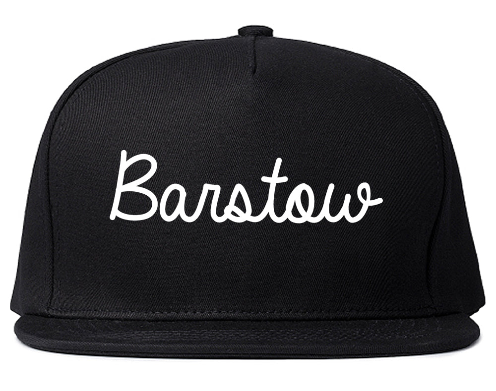 Barstow California CA Script Mens Snapback Hat Black