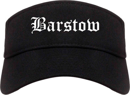 Barstow California CA Old English Mens Visor Cap Hat Black