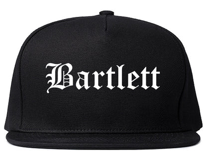 Bartlett Tennessee TN Old English Mens Snapback Hat Black