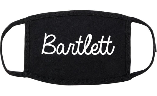 Bartlett Tennessee TN Script Cotton Face Mask Black