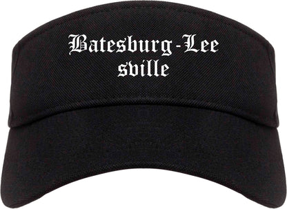 Batesburg Leesville South Carolina SC Old English Mens Visor Cap Hat Black