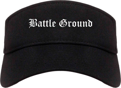 Battle Ground Washington WA Old English Mens Visor Cap Hat Black