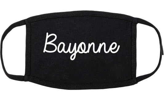Bayonne New Jersey NJ Script Cotton Face Mask Black