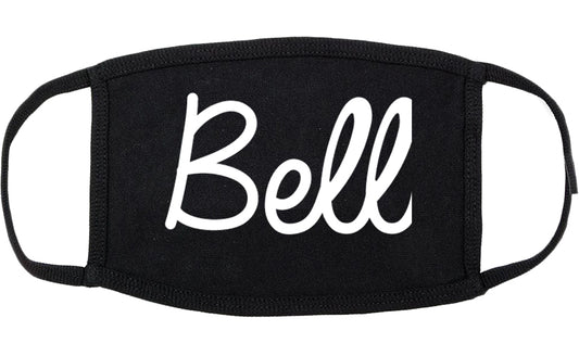 Bell California CA Script Cotton Face Mask Black