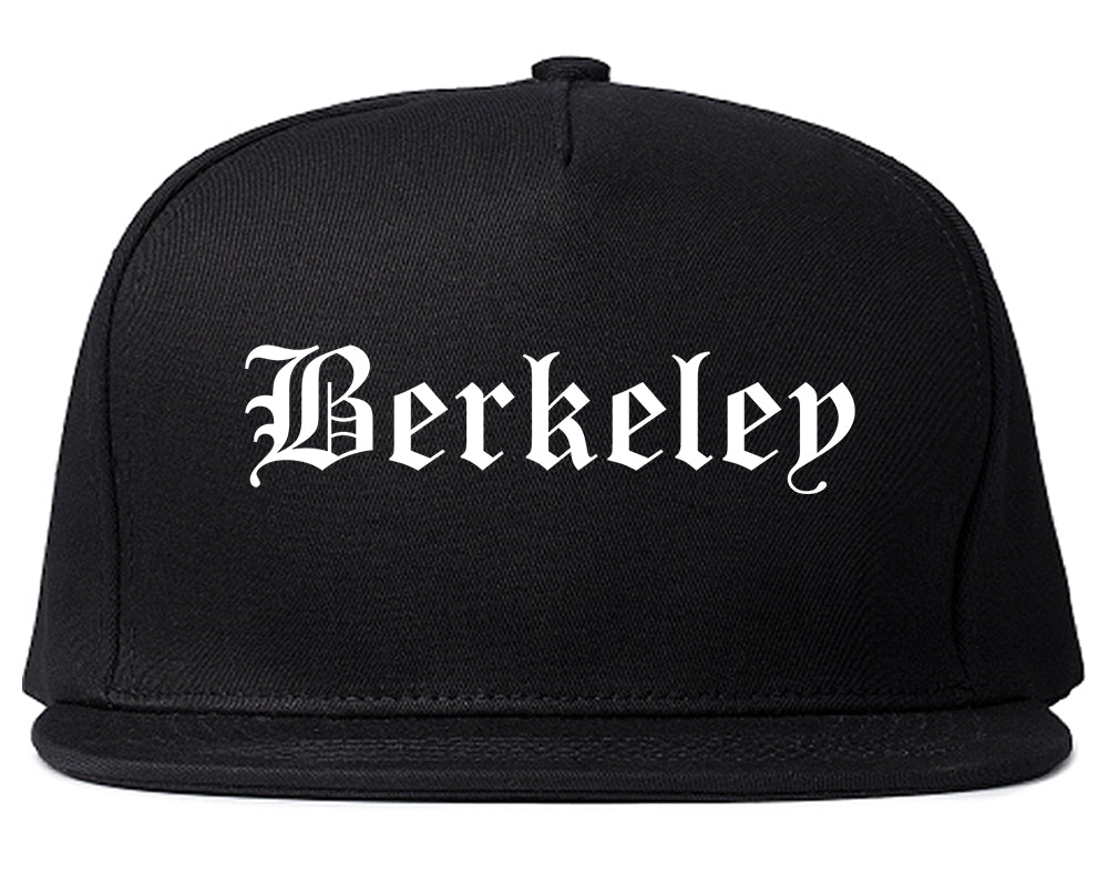 Berkeley Illinois IL Old English Mens Snapback Hat Black