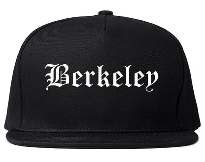 Berkeley Missouri MO Old English Mens Snapback Hat Black