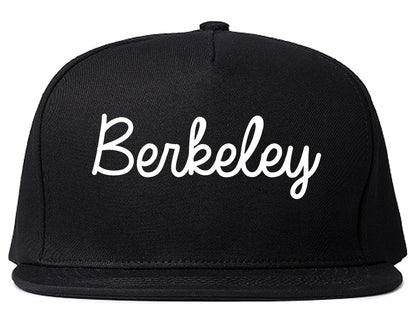 Berkeley Missouri MO Script Mens Snapback Hat Black