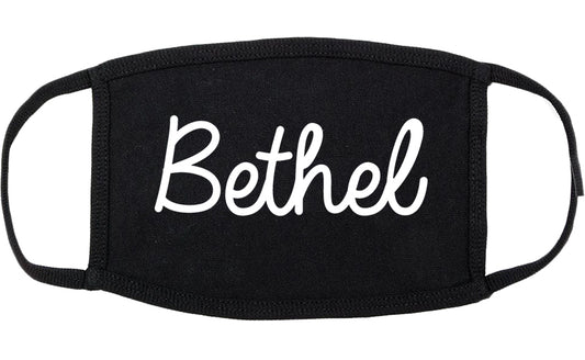 Bethel Alaska AK Script Cotton Face Mask Black