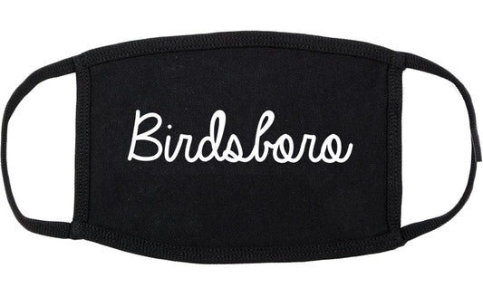 Birdsboro Pennsylvania PA Script Cotton Face Mask Black