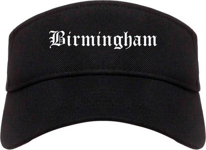 Birmingham Michigan MI Old English Mens Visor Cap Hat Black