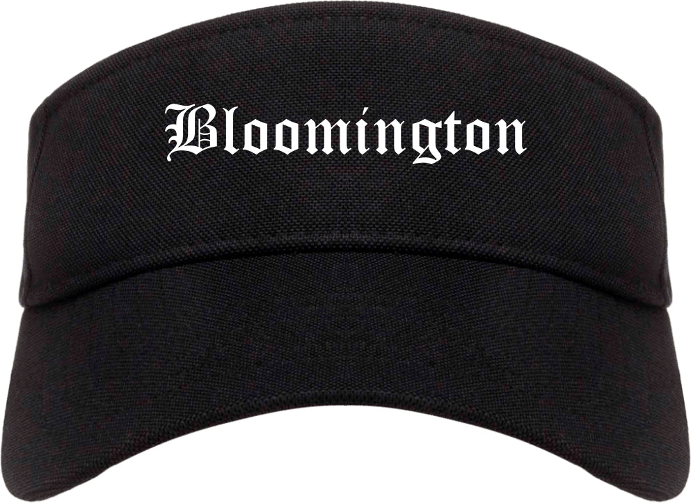 Bloomington Minnesota MN Old English Mens Visor Cap Hat Black